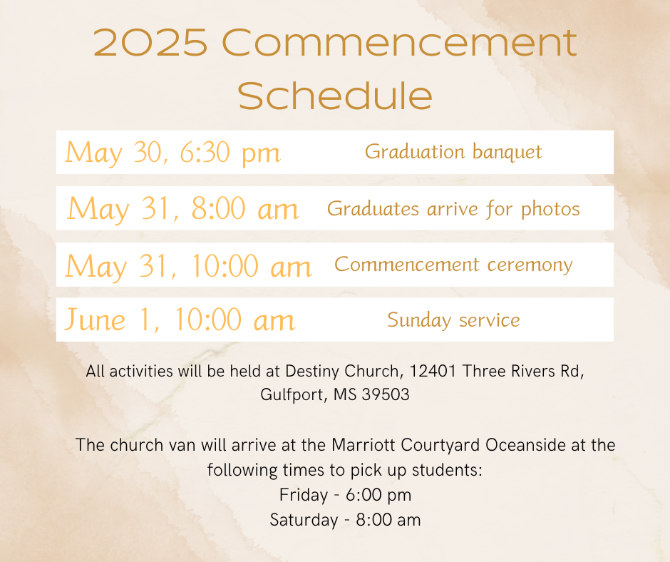 Graduation is here! Here is everything you need to know for this weekend if you are participating in the graduation ceremony.